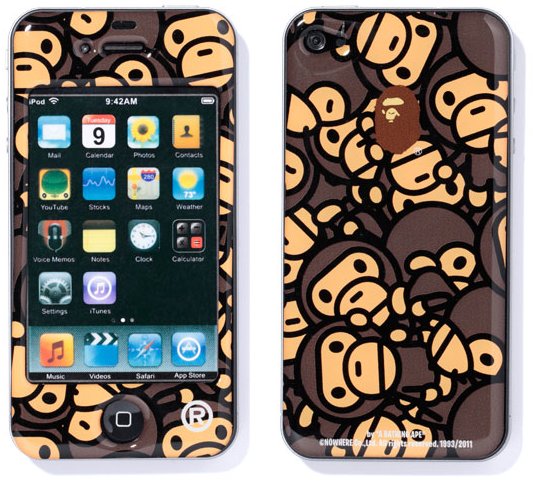 A Bathing Ape Baby Milo iPhone skin