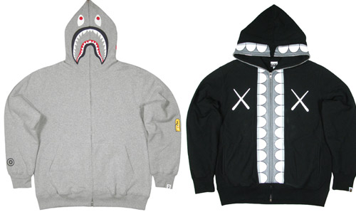 bape-shark-hoodies A Bathing Ape shark hoodies